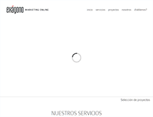 Tablet Screenshot of exagono.es